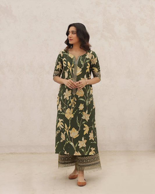 Sunlit Flora | 2-Piece Stitched