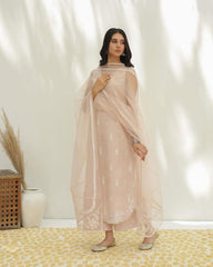 Blush Rose | 3-Piece Stitched